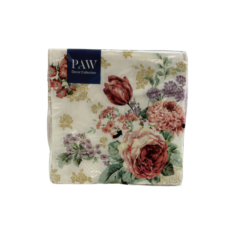 Dinner Napkins - Flowers - 20 pack