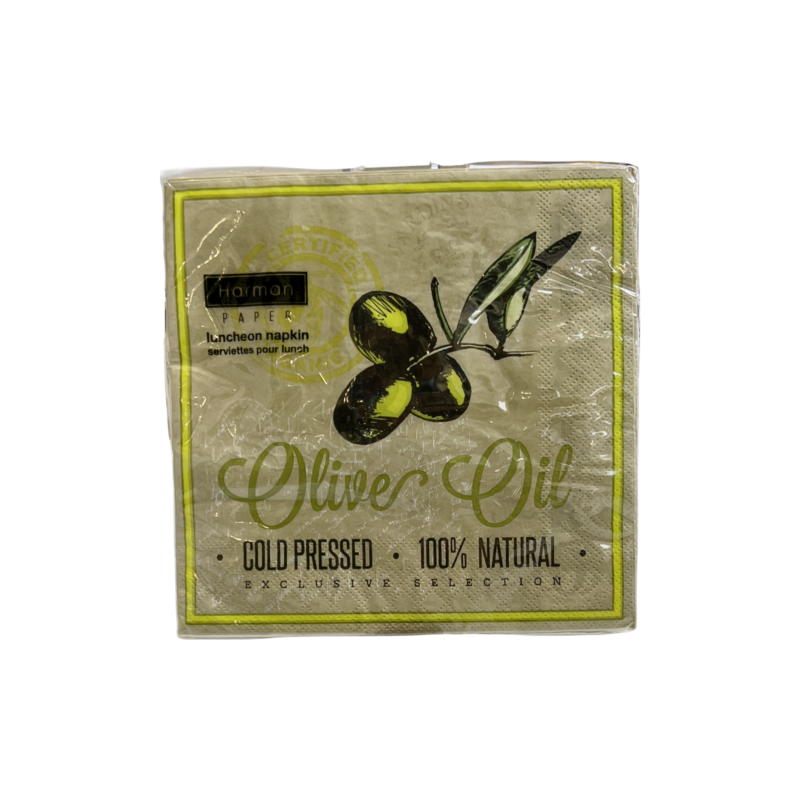 Dinner Napkins - Olive Oil - 20 pack