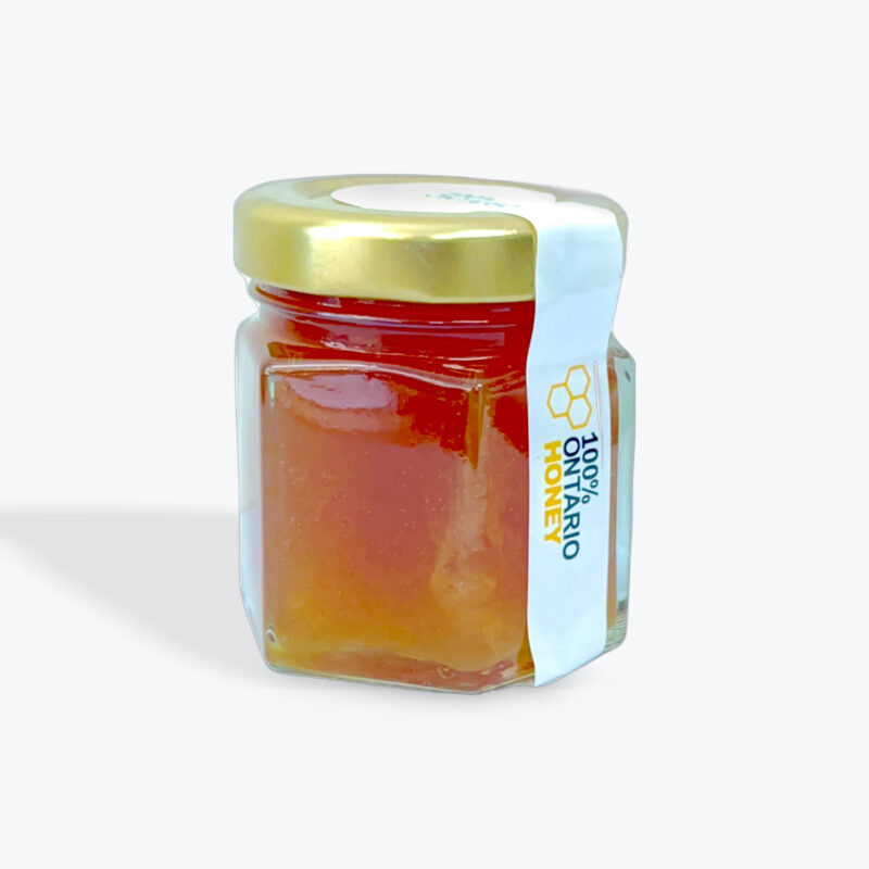 Mini Hexagon Jar Honey 2oz.