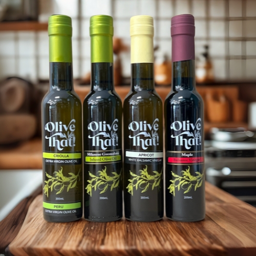 Limited Edition 200ml Olive Oils & Balsamic Vinegar 4 Pack