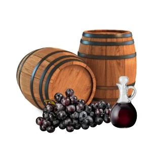 Barrel and vinegar canister for IGP Gold Line Dark Balsamic Vinegar